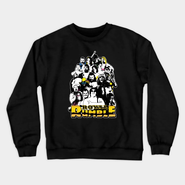 Royal Rumble - Dark Crewneck Sweatshirt by Chewbaccadoll